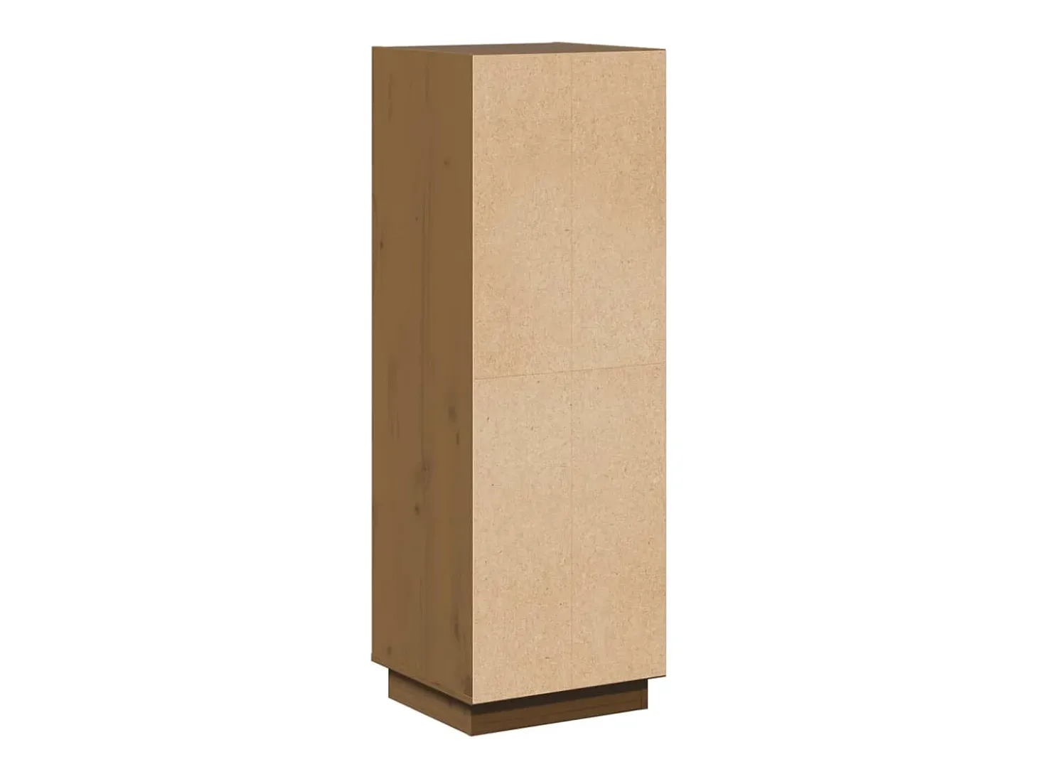 Aparador alto Marrón miel 37x34x110 cm Madera maciza de pino