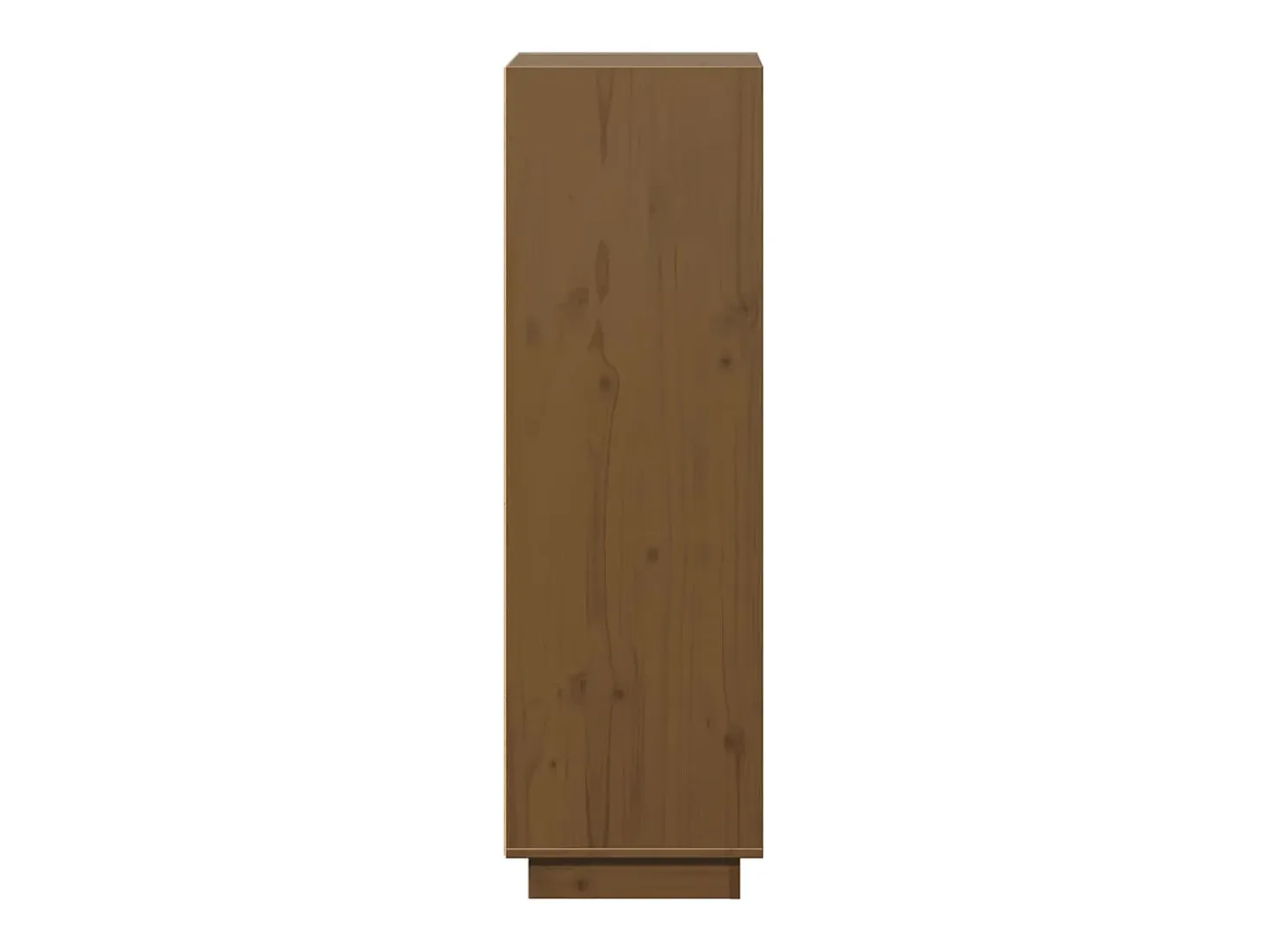 Aparador alto Marrón miel 37x34x110 cm Madera maciza de pino