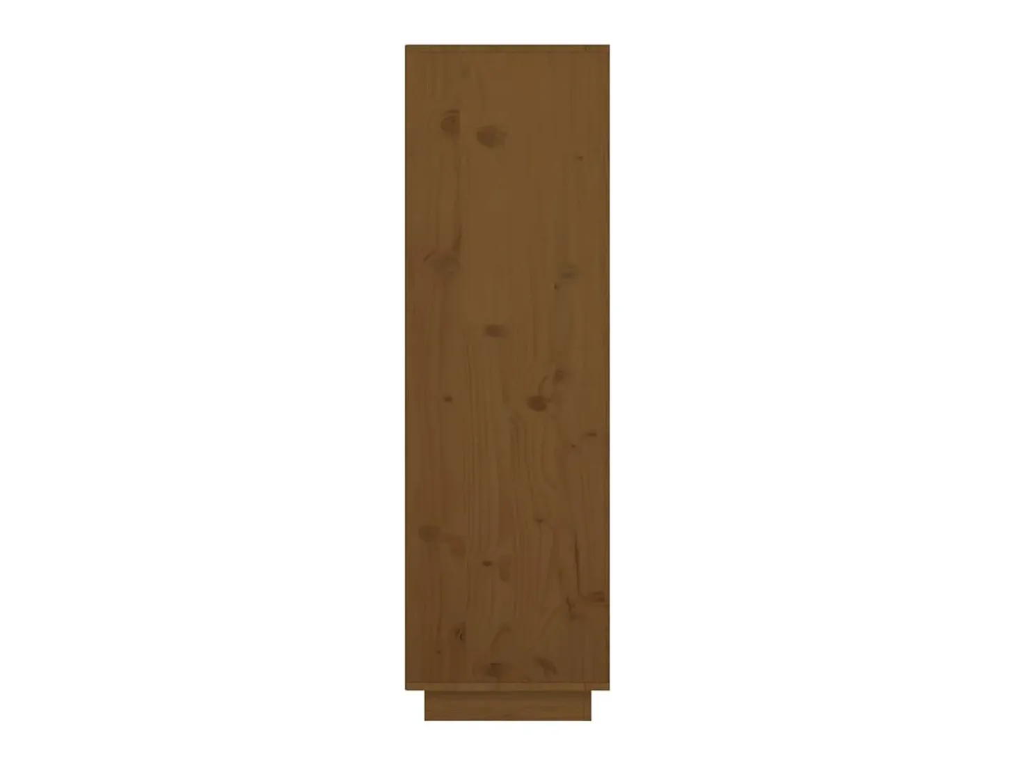 Aparador alto Marrón miel 38x35x117 cm Madera maciza de pino