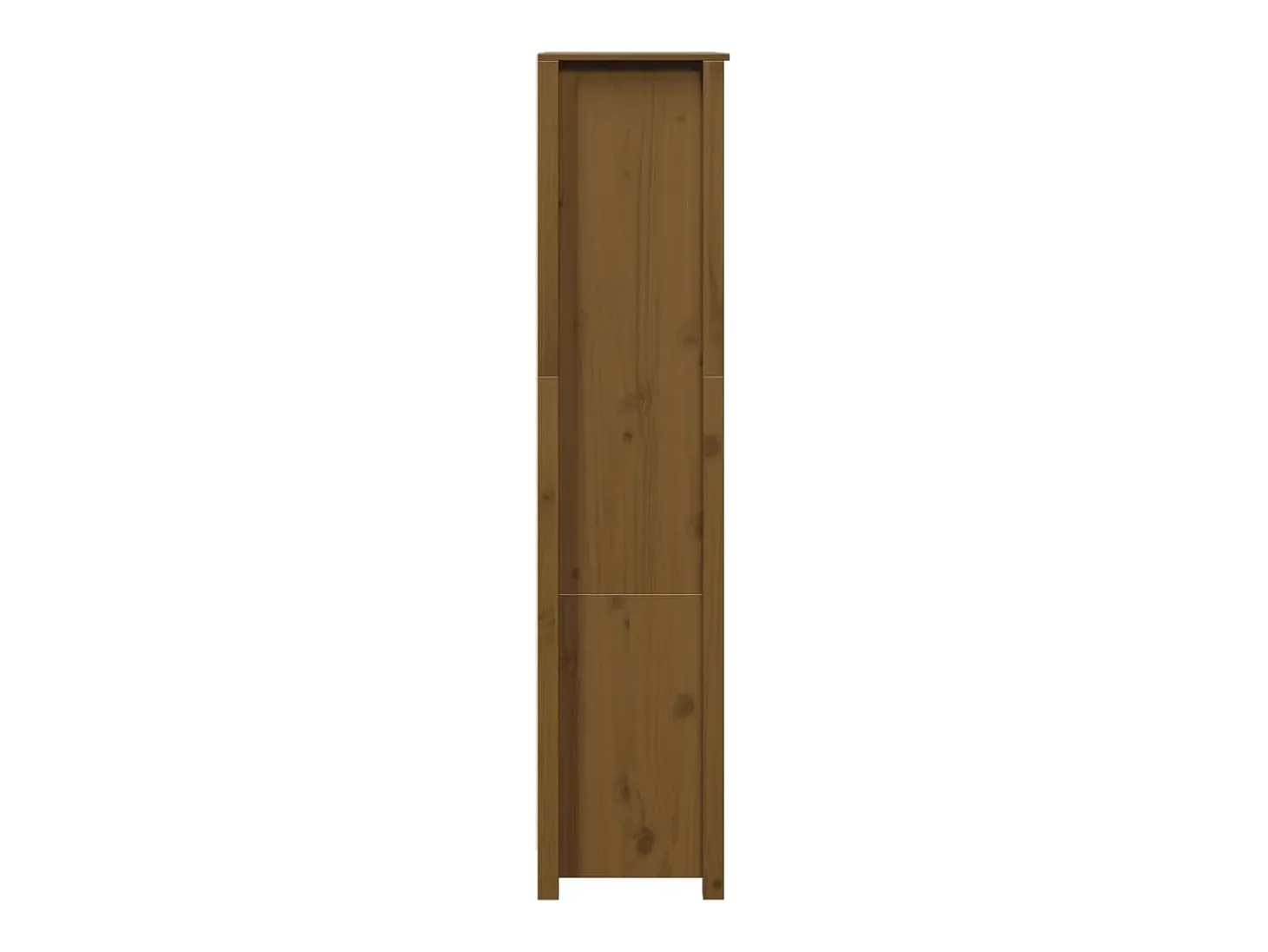 Aparador alto Marrón miel 80x35x154 cm Madera maciza de pino