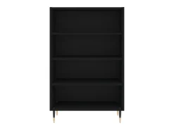 Aparador alto negro 57x35x90 cm madera de ingeniería
