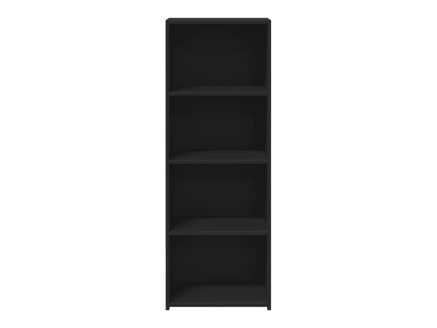 Aparador alto negro 45x41x124 cm madera contrachapada