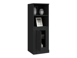 Aparador alto negro 36x35,5x103,5 cm madera de ingeniería