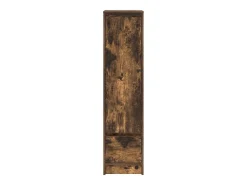 Aparador alto roble ahumado 29,5x34x119,5 cm Madera ingeniería
