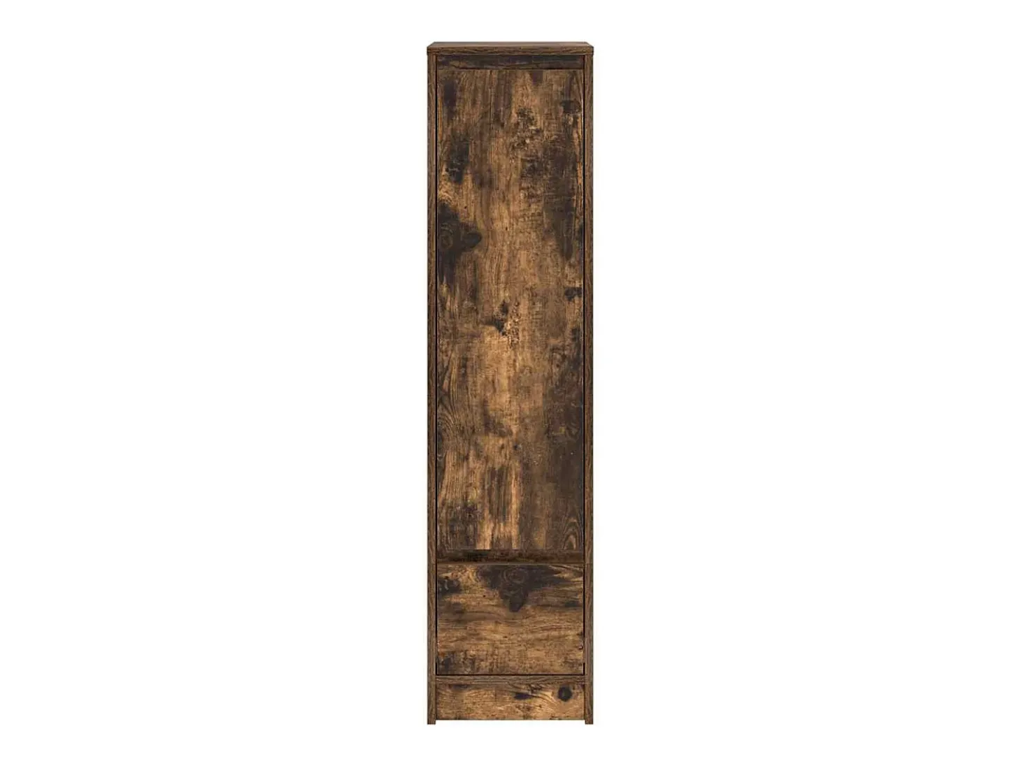 Aparador alto roble ahumado 29,5x34x119,5 cm Madera ingeniería