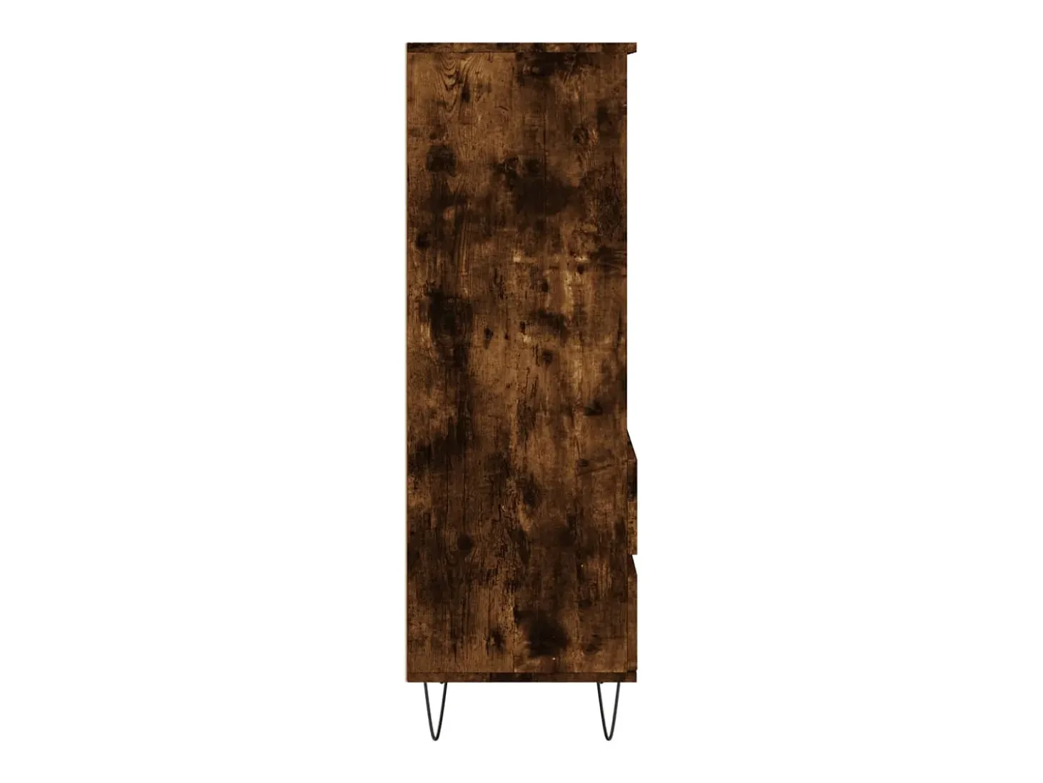 Aparador alto Roble ahumado 40x36x110 cm Madera de ingeniería