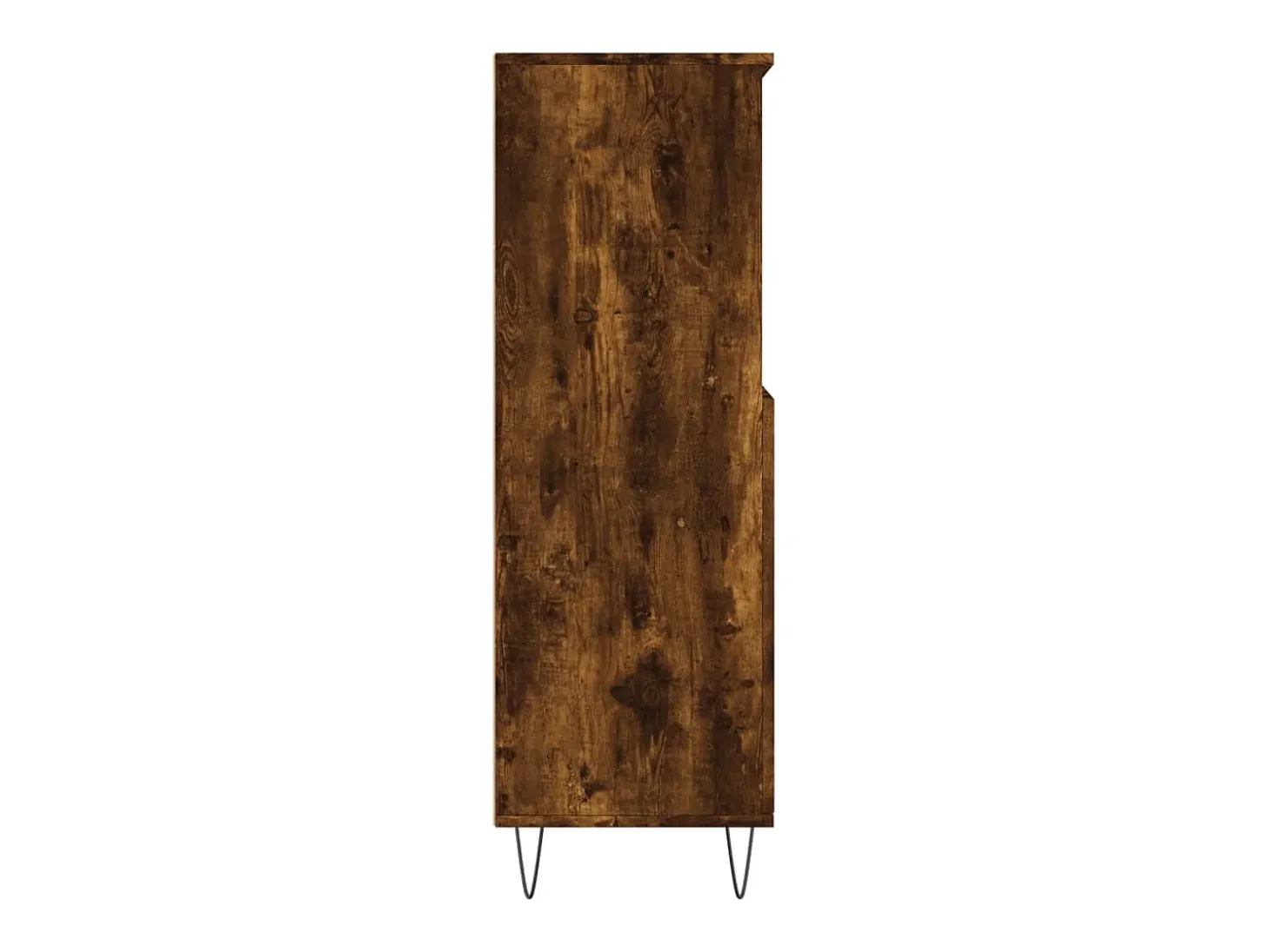 Aparador alto Roble ahumado 60x36x110 cm Madera de ingeniería