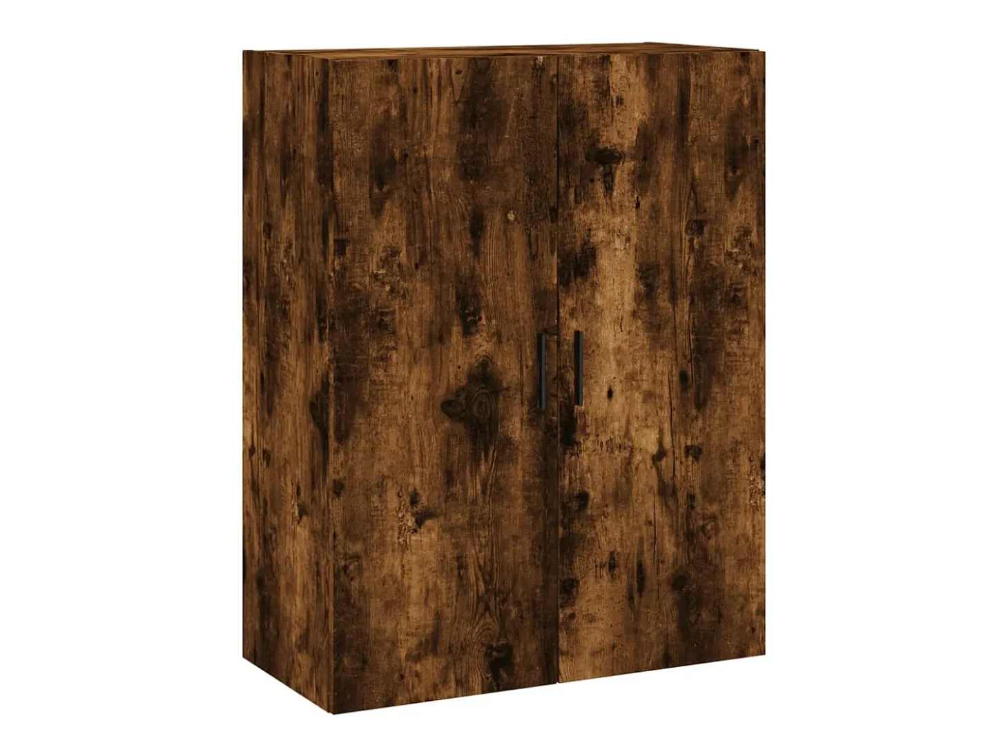 Aparador alto Roble ahumado 69,5x34x180 cm Madera de ingeniería