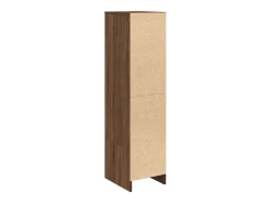 Aparador alto roble marrón 29,5x34x119,5 cm madera de ingeniería
