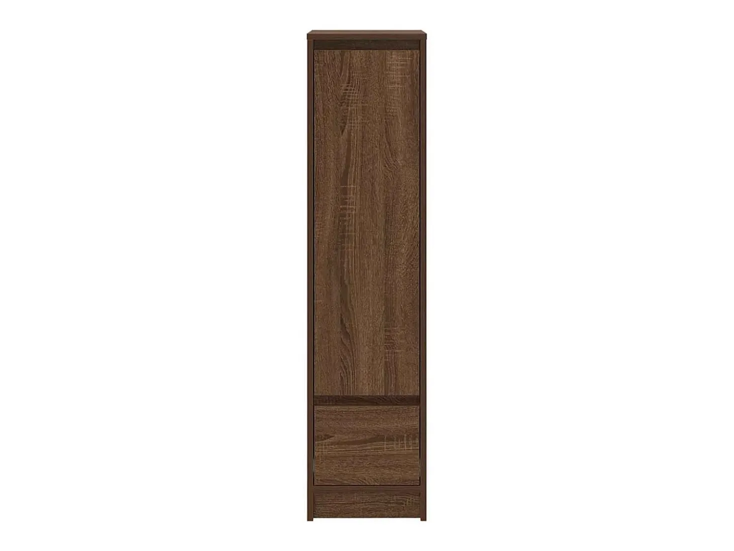 Aparador alto roble marrón 29,5x34x119,5 cm madera de ingeniería
