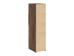 Aparador alto roble marrón 30x42,5x124 cm madera de ingeniería