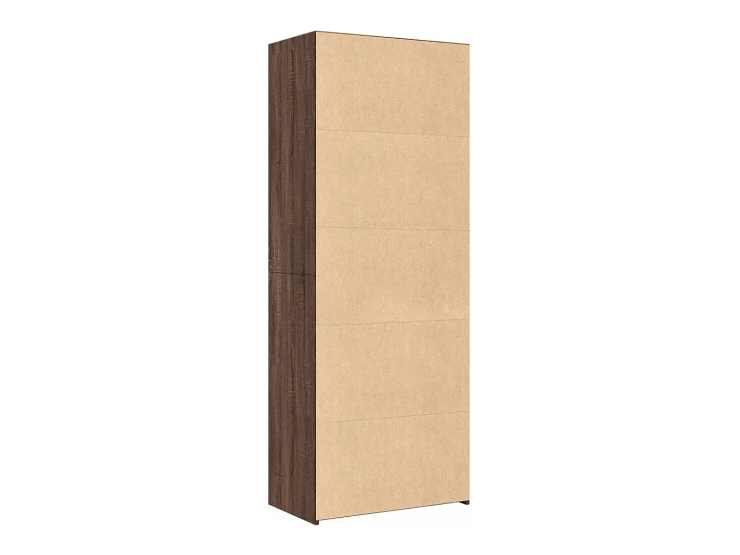 Aparador alto roble marrón 70x41x185 cm madera de ingeniería