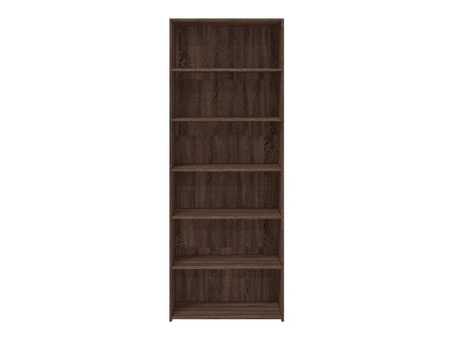 Aparador alto roble marrón 70x41x185 cm madera de ingeniería