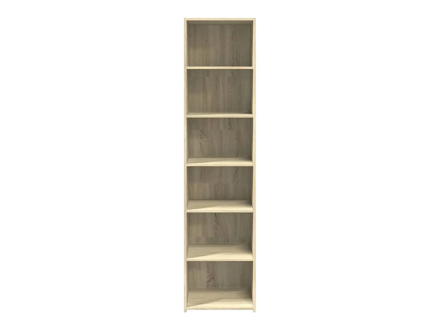 Aparador alto roble Sonoma 45x41x185 cm madera de ingeniería