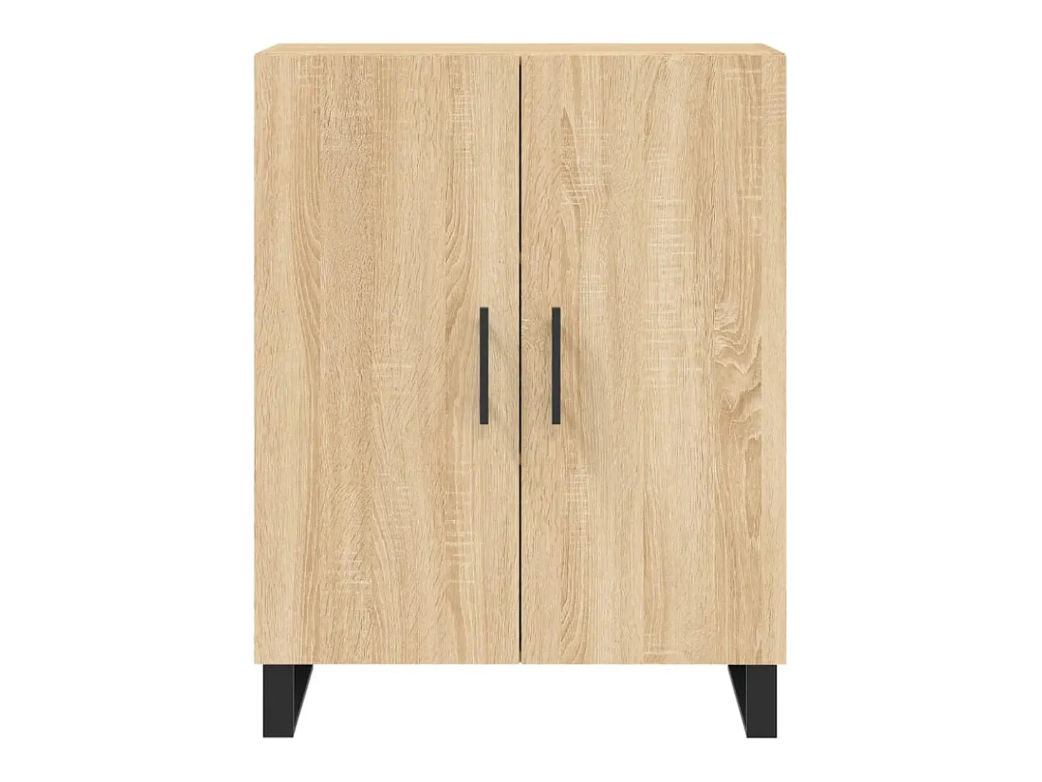 Aparador alto roble Sonoma 69,5x34x180 cm Madera de ingeniería
