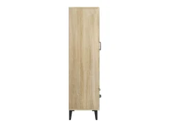 Aparador alto roble Sonoma 70x31x115 cm Madera de ingeniería