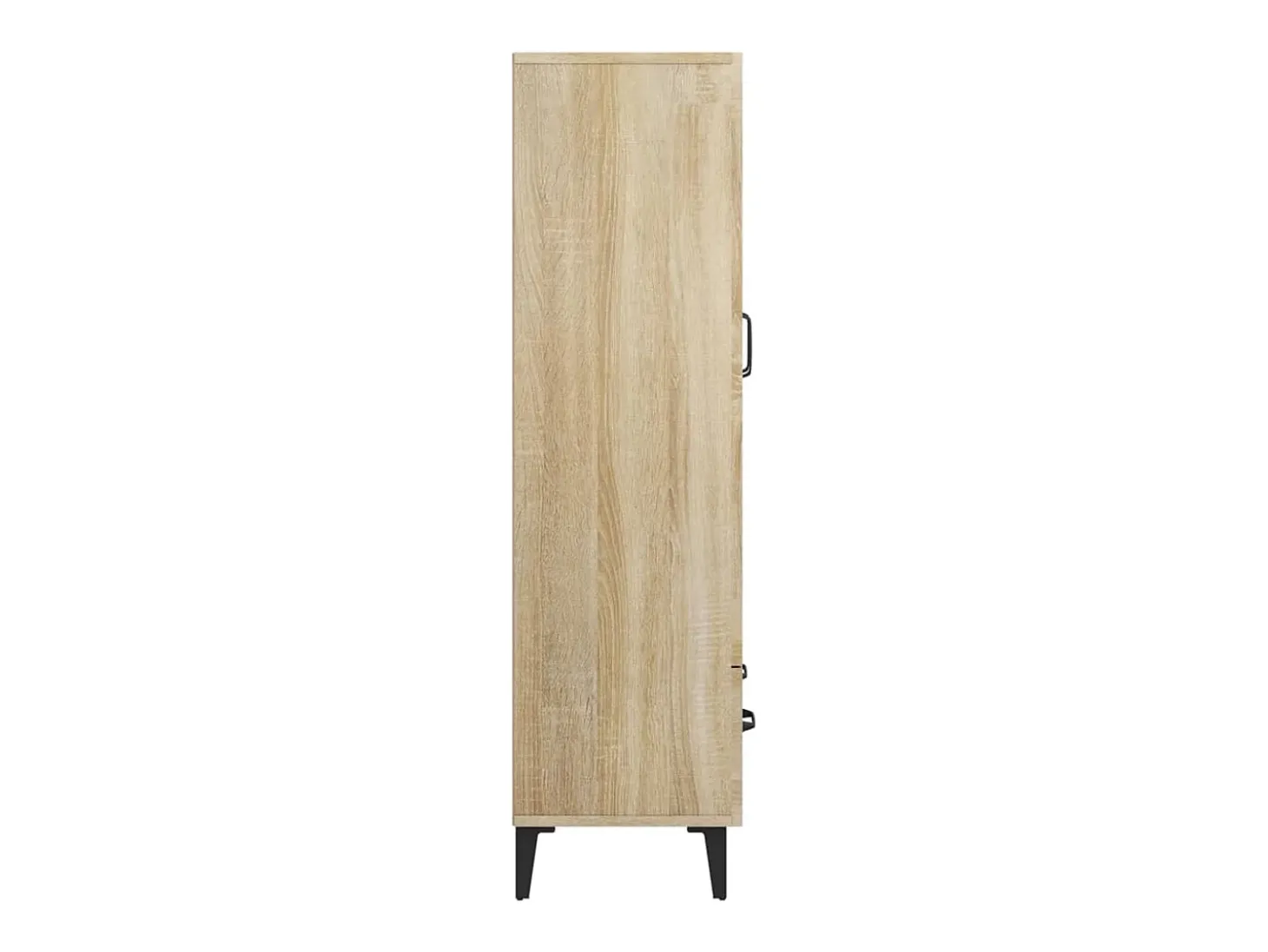 Aparador alto roble Sonoma 70x31x115 cm Madera de ingeniería