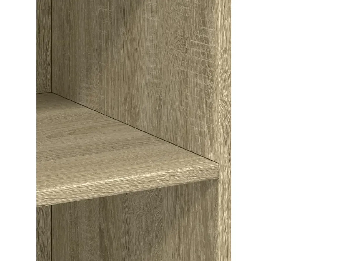 Aparador alto roble Sonoma 70x41x185 cm madera de ingeniería