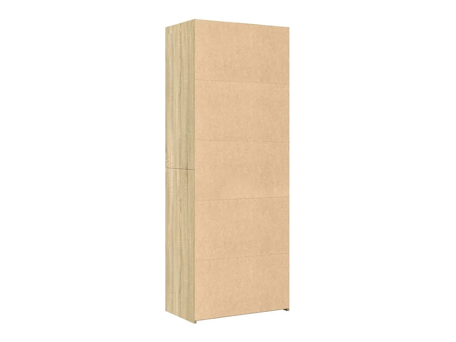 Aparador alto roble Sonoma 70x41x185 cm madera de ingeniería