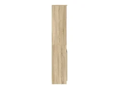 Aparador alto roble Sonoma 37,5x35x180 cm madera de ingeniería