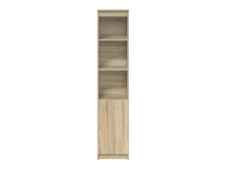 Aparador alto roble Sonoma 37,5x35x180 cm madera de ingeniería