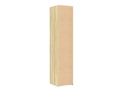 Aparador alto roble Sonoma 40x42,5x185 cm madera de ingeniería
