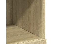 Aparador alto roble Sonoma 80x42,5x124 cm madera de ingeniería