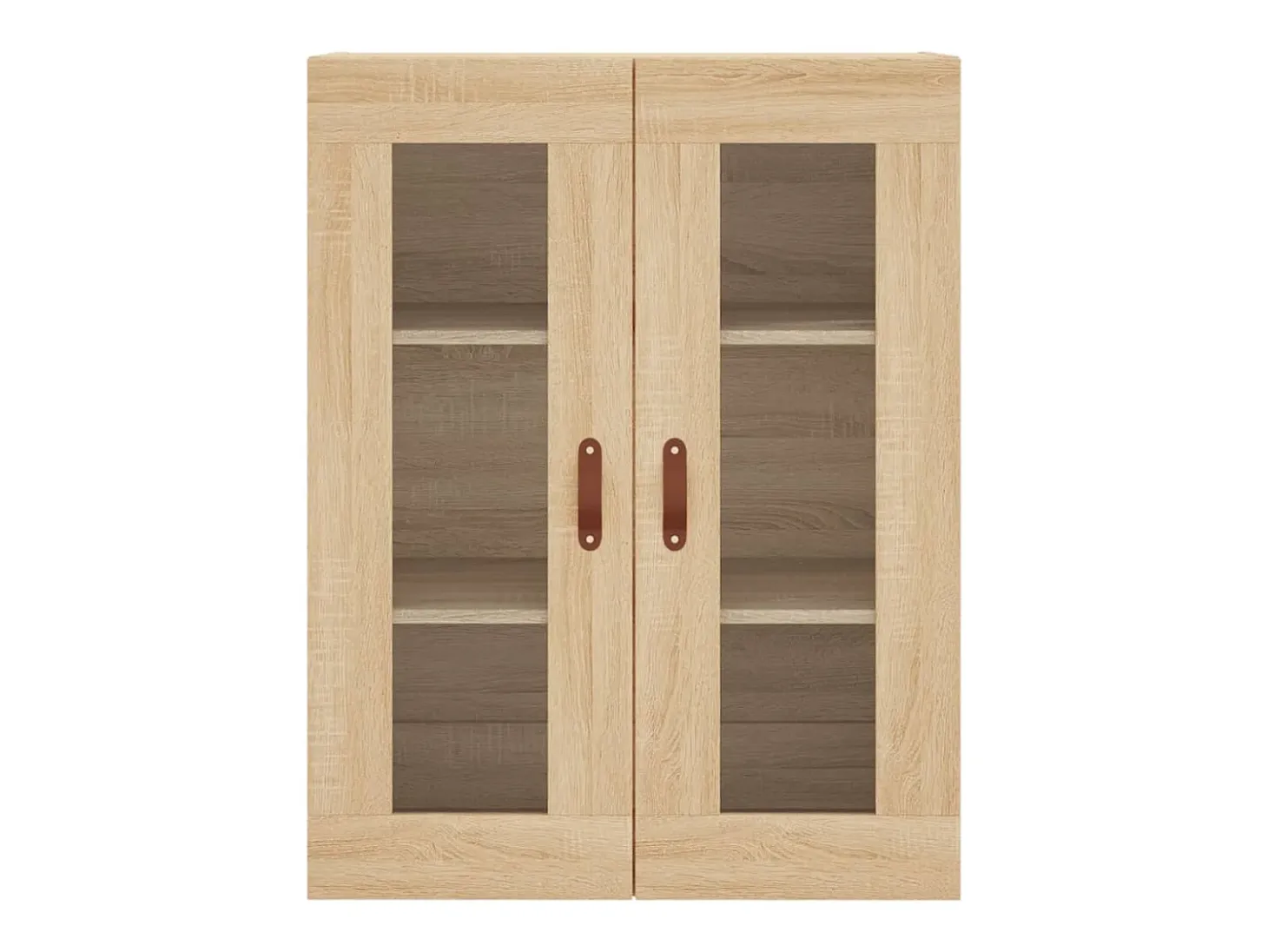 Aparador alto roble Sonoma 69,5x34x180 cm Madera de ingeniería