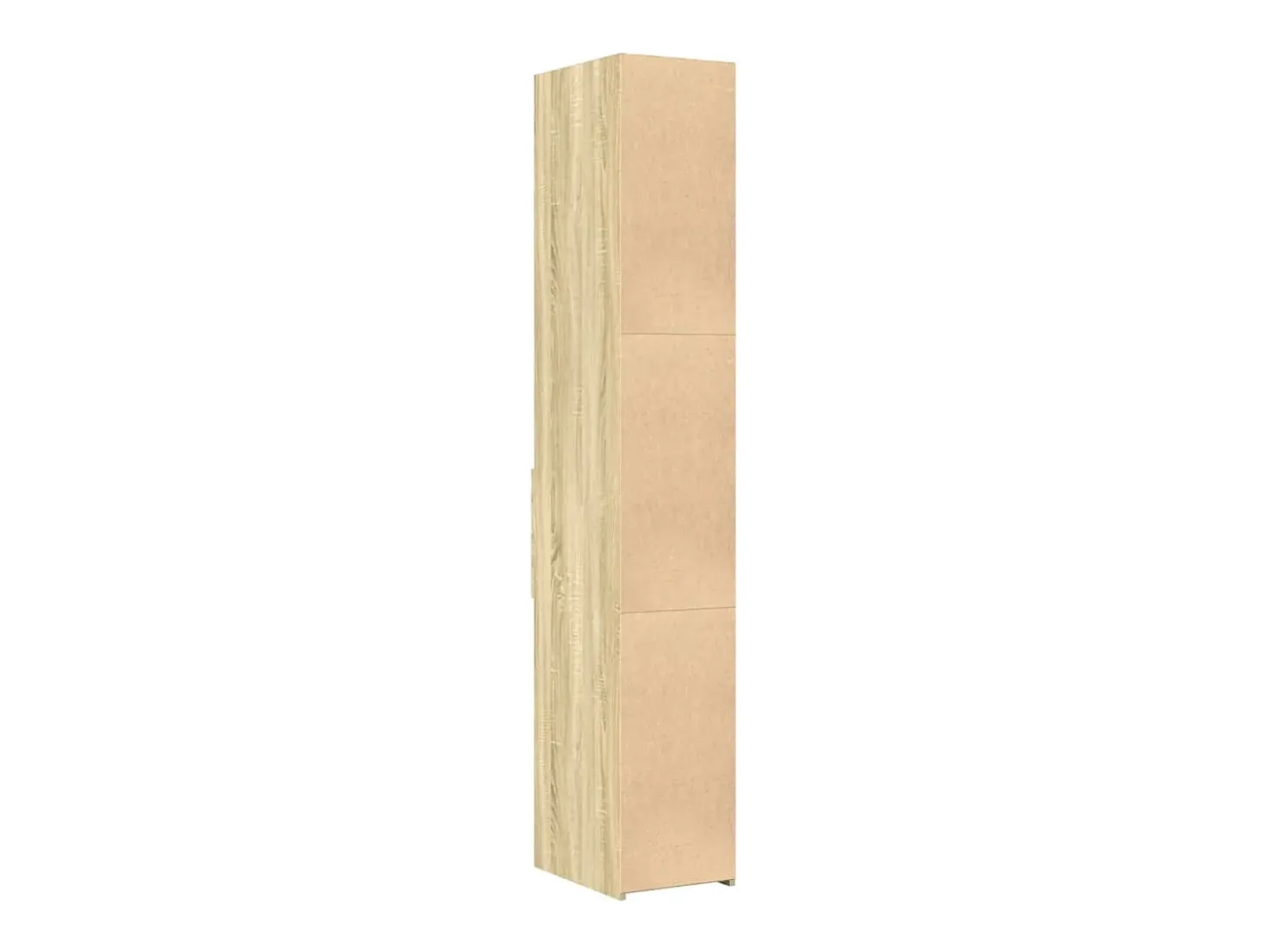 Aparador alto roble Sonoma 30x42,5x185 cm madera de ingeniería