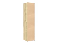 Aparador alto roble Sonoma 40x42,5x185 cm madera de ingeniería