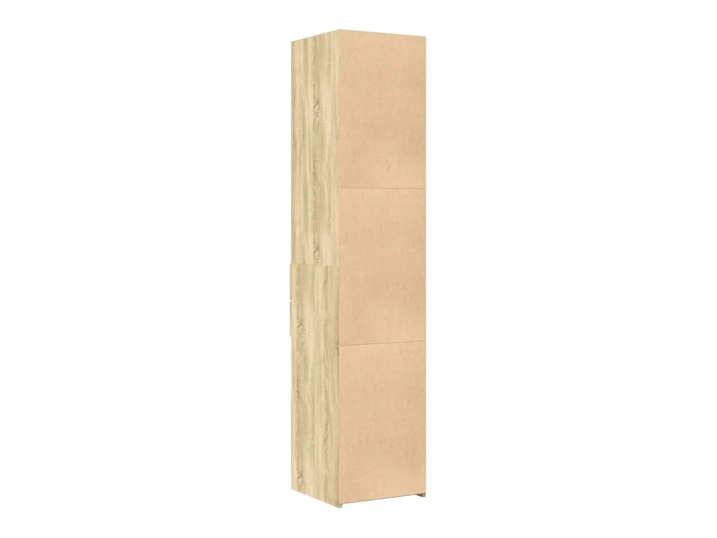 Aparador alto roble Sonoma 40x42,5x185 cm madera de ingeniería
