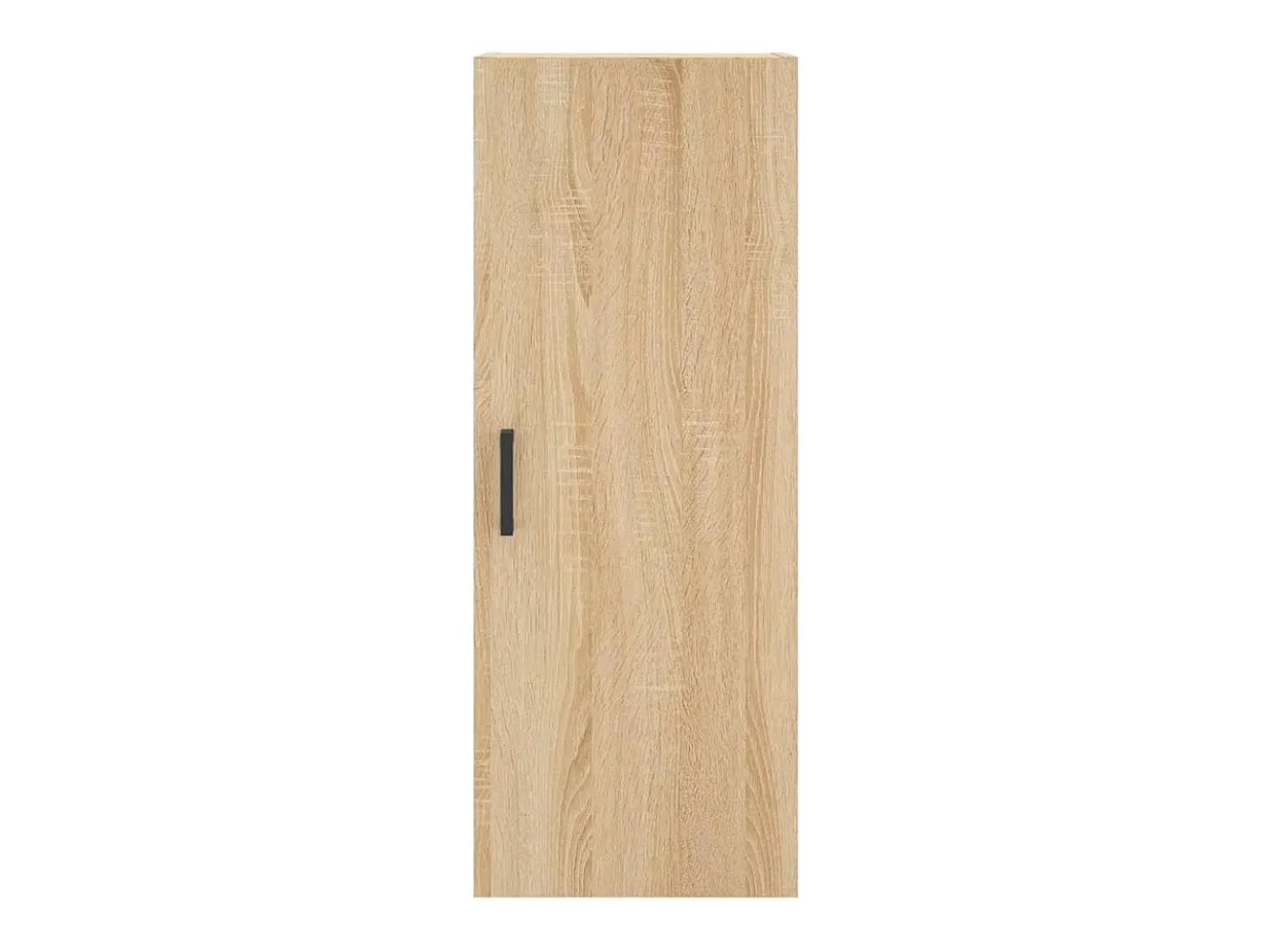 Aparador alto roble Sonoma 34,5x34x180 cm Madera de ingeniería