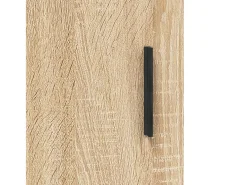 Aparador alto roble Sonoma 34,5x34x180 cm Madera de ingeniería