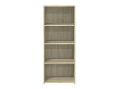 Aparador alto roble sonoma 50x41x124 cm madera de ingeniería