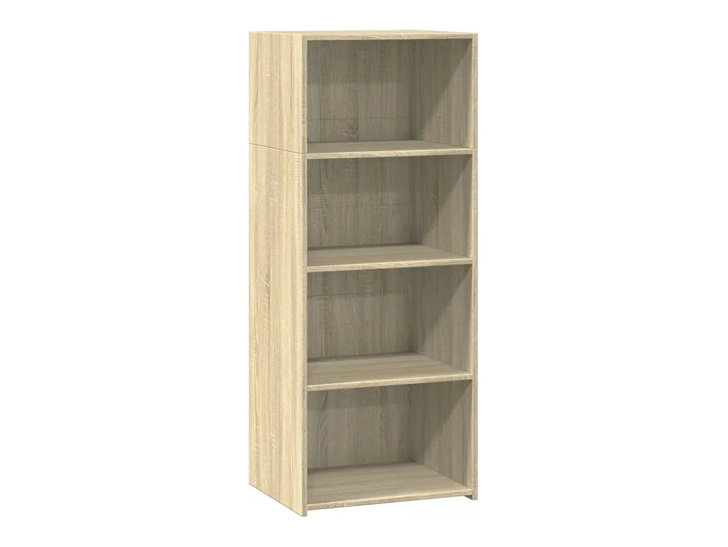 Aparador alto roble sonoma 50x41x124 cm madera de ingeniería