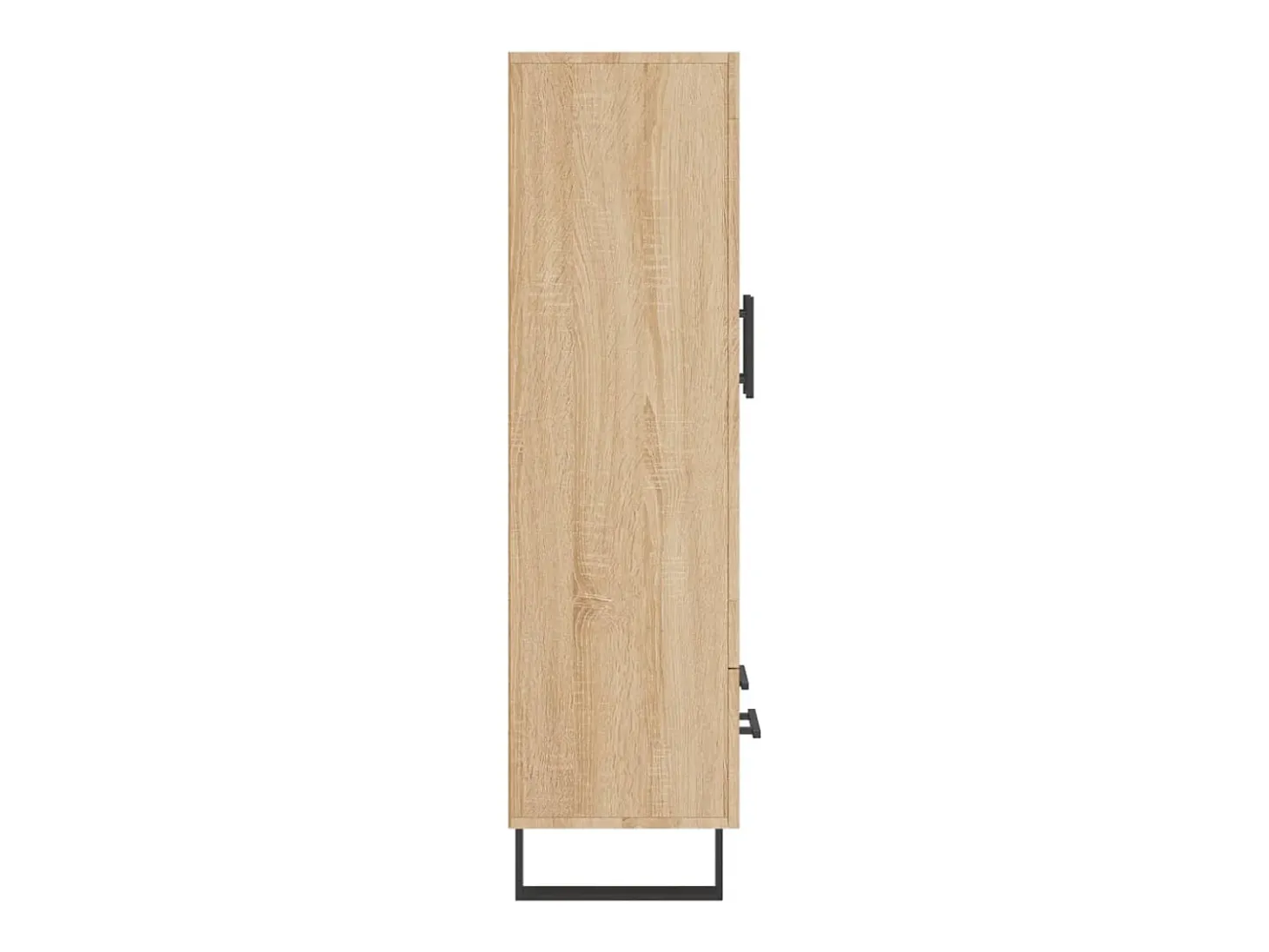 Aparador alto roble Sonoma 69,5x31x115 cm madera de ingeniería