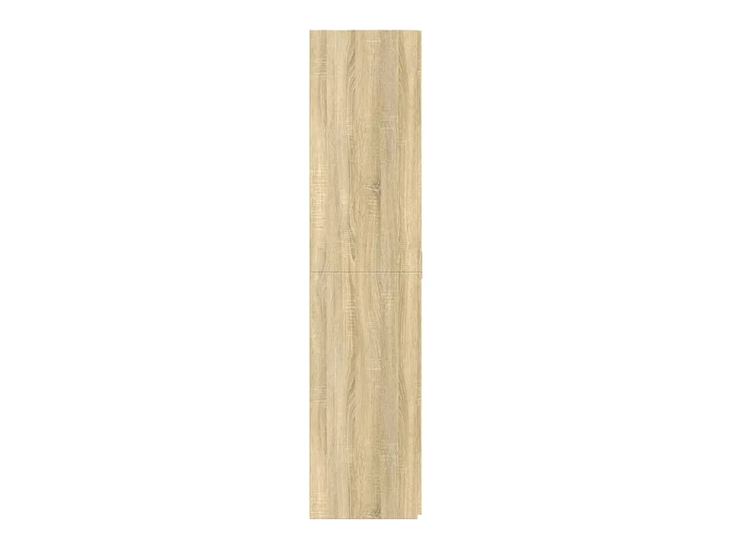 Aparador alto roble Sonoma 80x42,5x185 cm madera de ingeniería