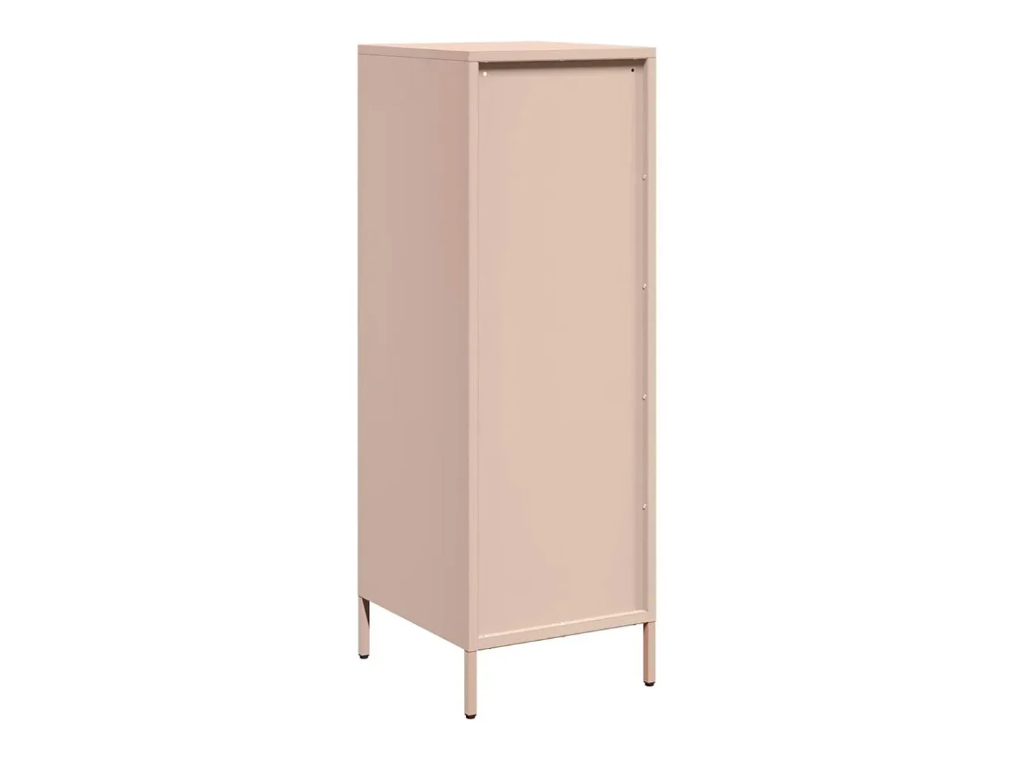 Aparador alto rosa 39x35x103,5 cm acero