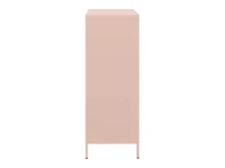Aparador alto rosa 39x35x103,5 cm acero