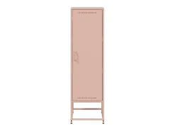 Aparador alto rosa 36x39x123 cm acero