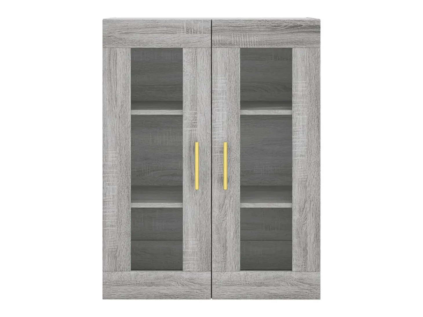Aparador alto Sonoma gris 69,5x34x180 cm Madera de ingeniería