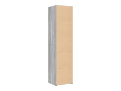 Aparador alto Sonoma gris 45x42,5x185 cm madera de ingeniería