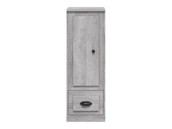 Aparador alto Sonoma gris 36x35,5x103,5 cm madera de ingeniería
