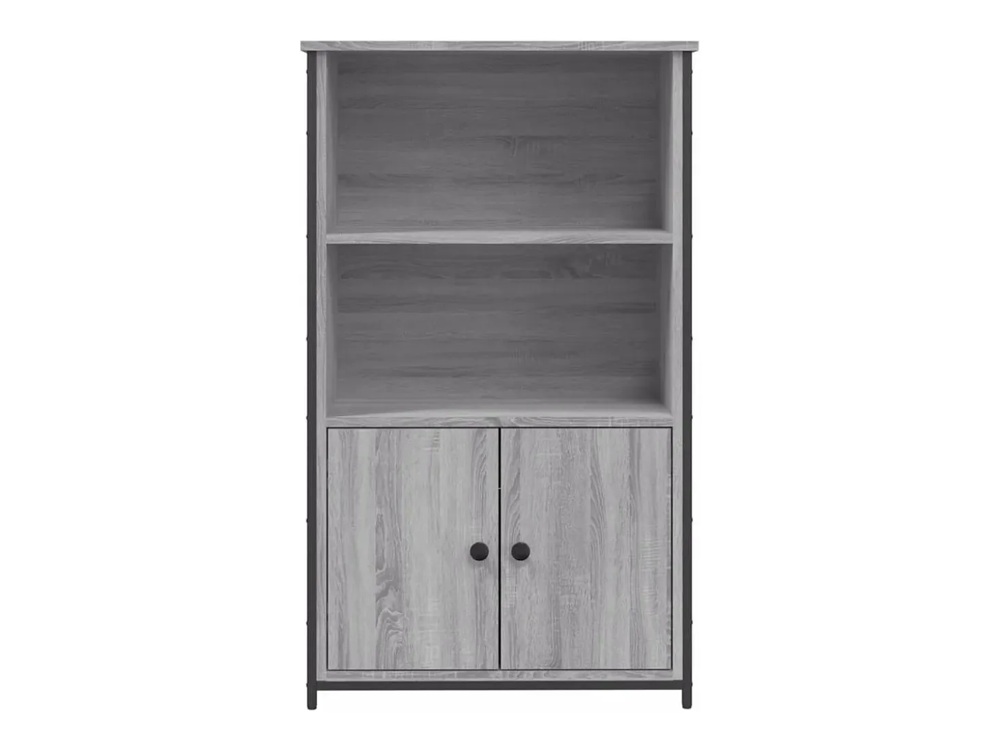 Aparador alto Sonoma gris 62x32x103,5 cm madera de ingeniería