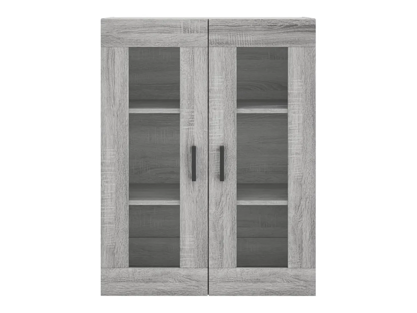 Aparador alto Sonoma gris 69,5x34x180 cm Madera de ingeniería