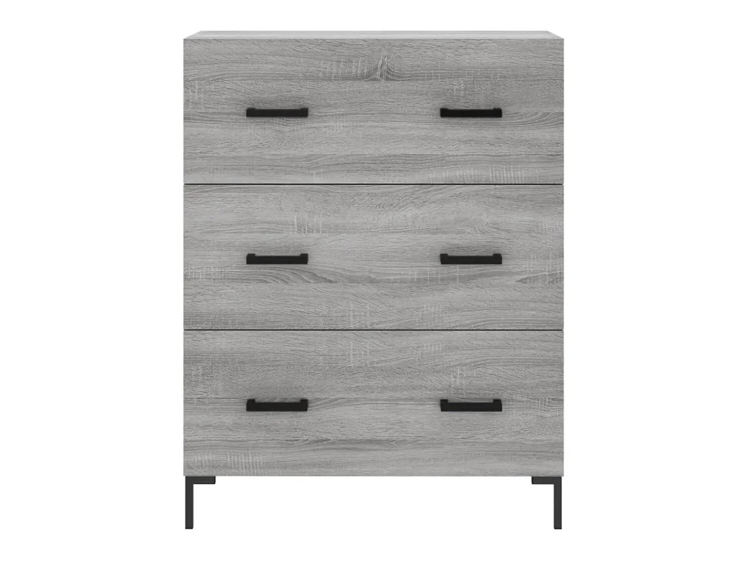 Aparador alto Sonoma gris 69,5x34x180 cm Madera de ingeniería