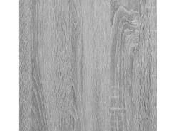 Aparador alto Sonoma gris 35,5x35x139 cm madera contrachapada metal