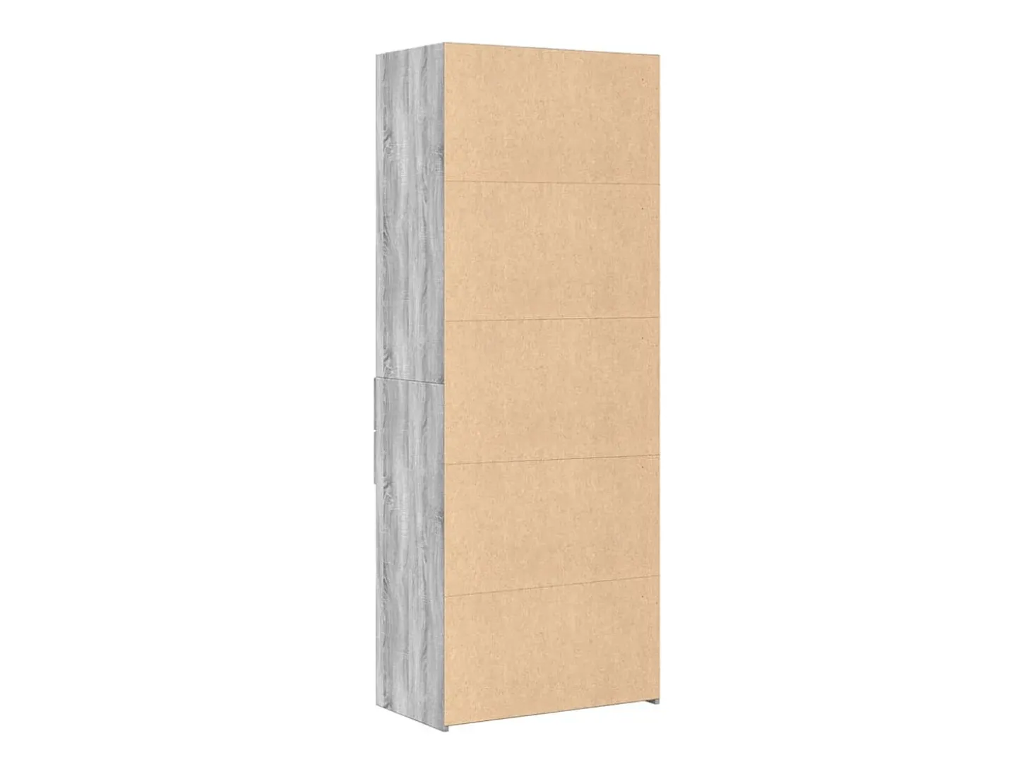Aparador alto Sonoma gris 70x42,5x185 cm madera de ingeniería