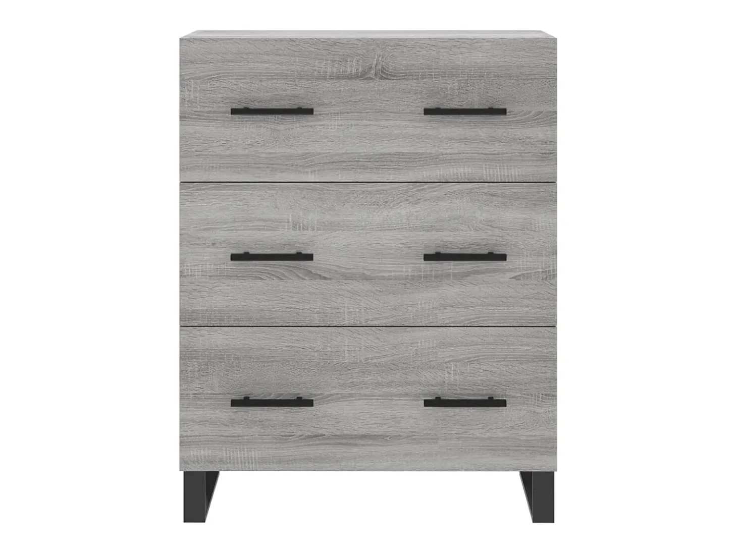 Aparador alto Sonoma gris 69,5x34x180 cm Madera de ingeniería