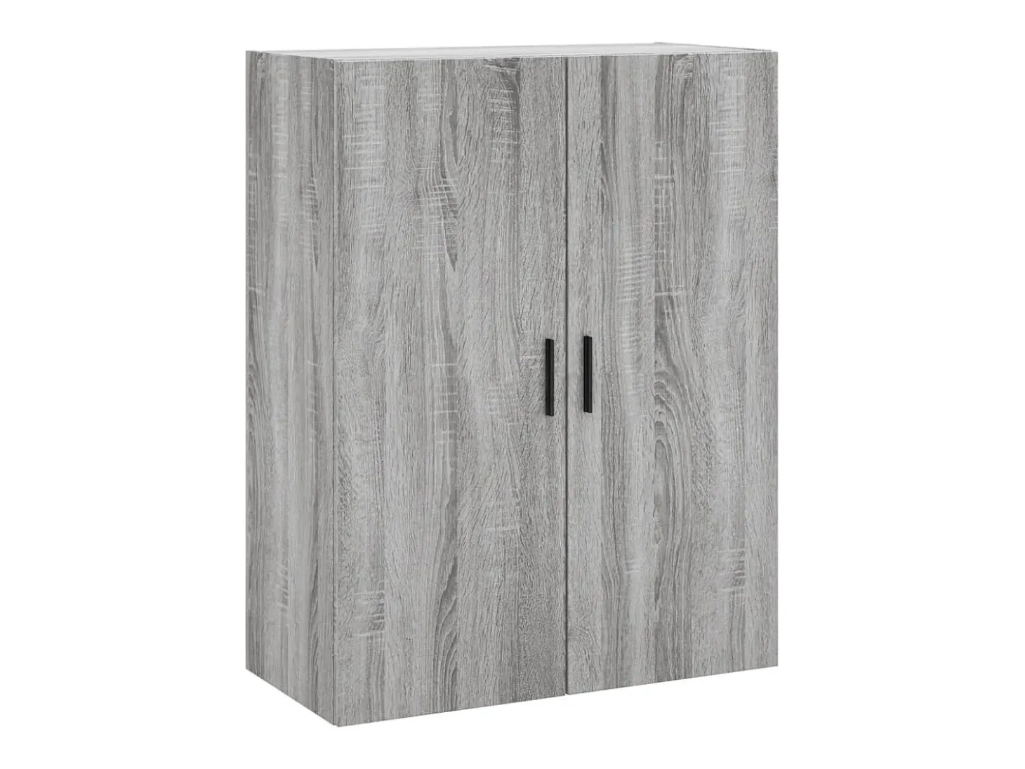 Aparador alto Sonoma gris 69,5x34x180 cm Madera de ingeniería